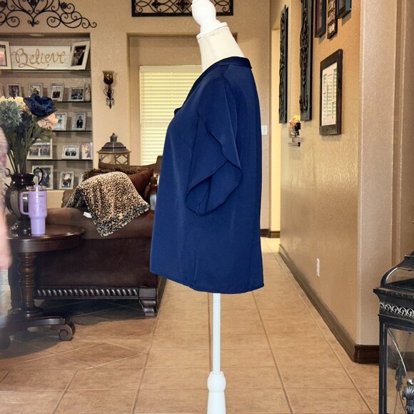 Temu*Flutter Short Sleeve Top*EUC - Picture 2 of 4